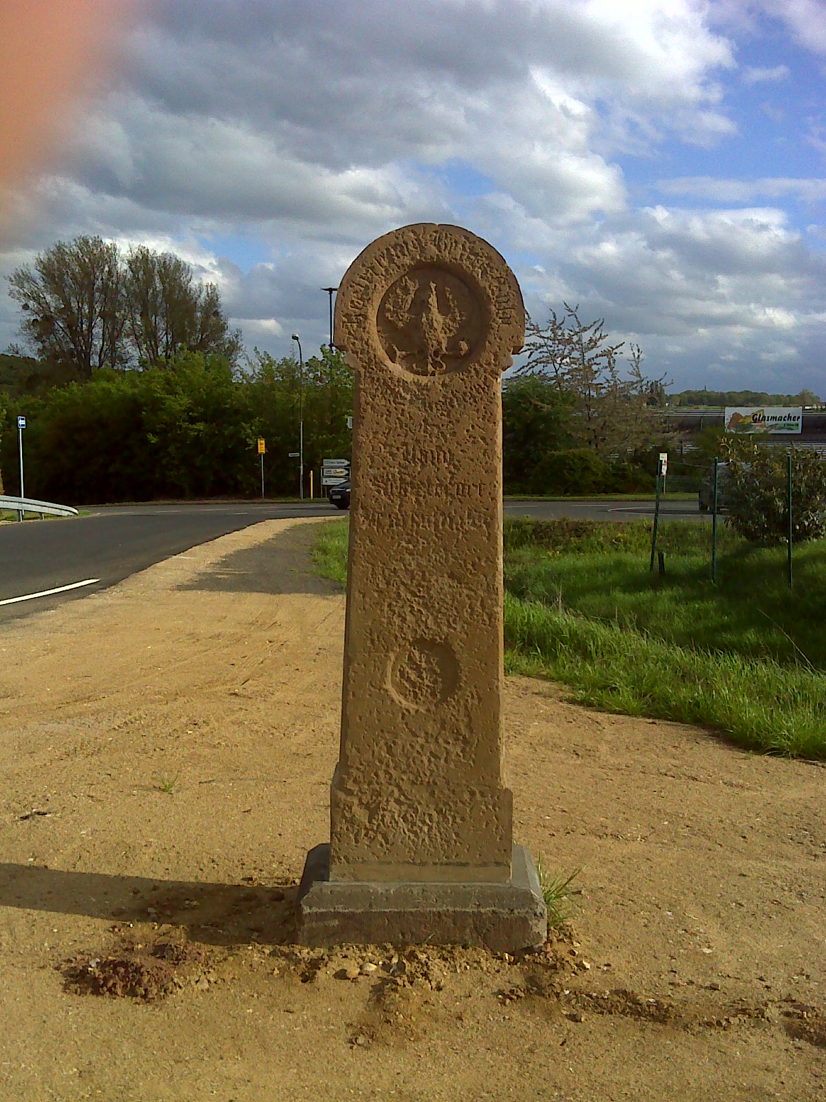 Schaven-Kommern,_Preußischer_Rundkopfmeilenstein