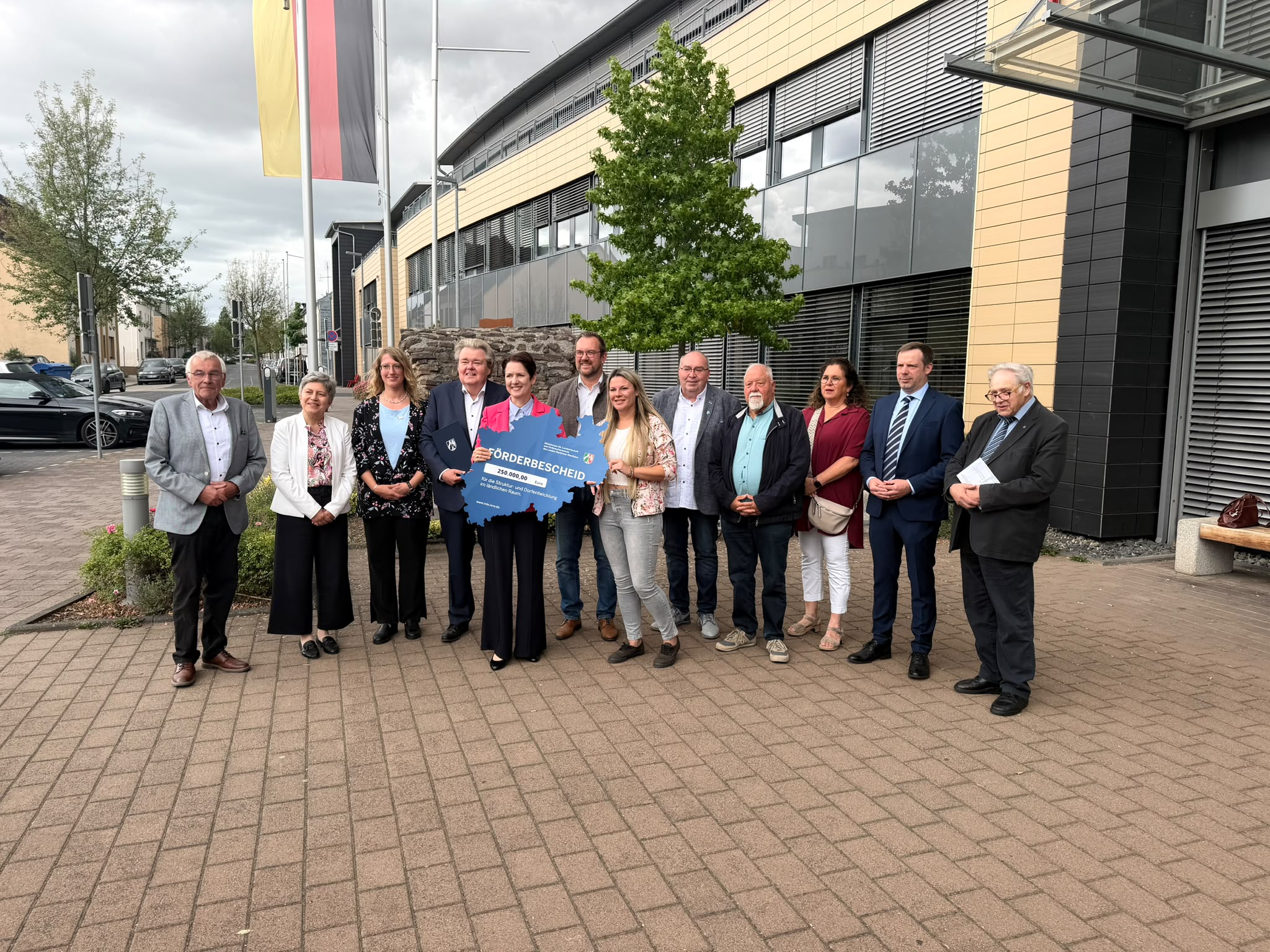 250.00€ Förderung für unser neues Dorfgemeinschaftshaus